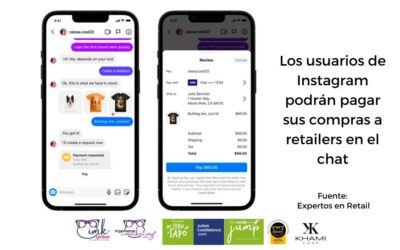 Los usuarios de Instagram podrán pagar sus compras a retailers en el chat